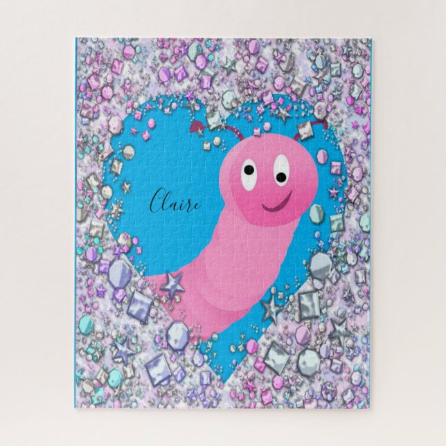 Fada rosa quebra-cabeça (Vertical)