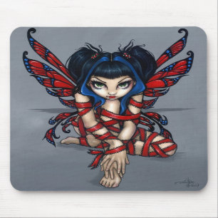 "Fada vermelha" Mousepad da fita