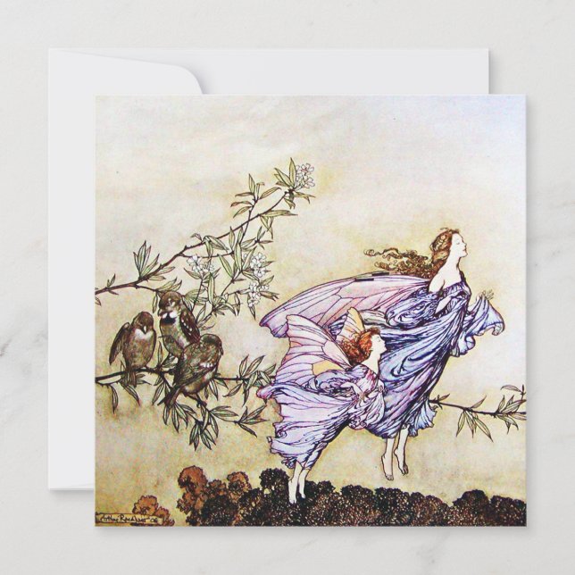 Fadas nos Convites às Árvores (Frente)