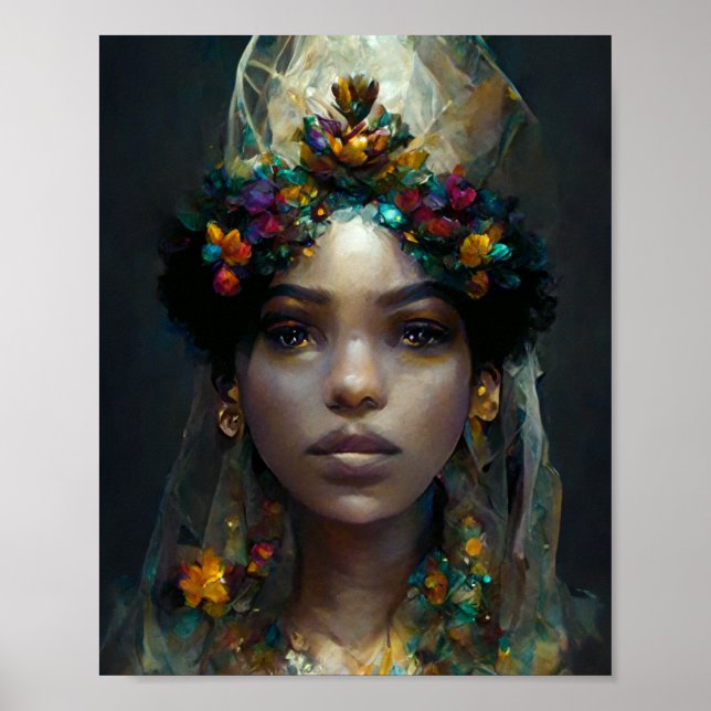 Fae Woman Fantasy Art Poster (Frente)
