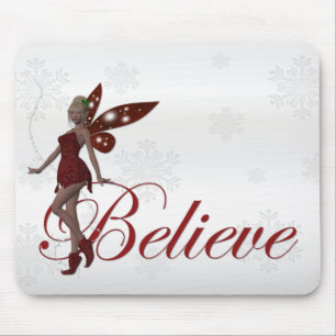 Faerie de Natal Acredita 3 - Mousepad de Férias