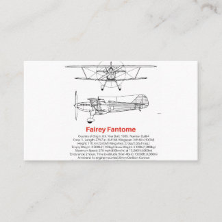 Fairey Fantome Cartão de visita