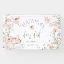 Fairy First Birthday Enchanted garden Whimsical