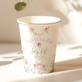 Fairy First Birthday Whimsical garden Lilac