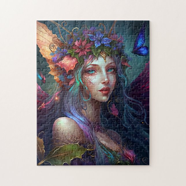 Fairy Girl Fantasy Art Jigsee Quebra-cabeça (Vertical)