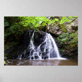 Fairy Glen waterfall, Rosemarkie, Scotland Poster