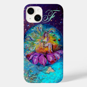 FAIRY IN A NOITE Blue Teal Monograma
