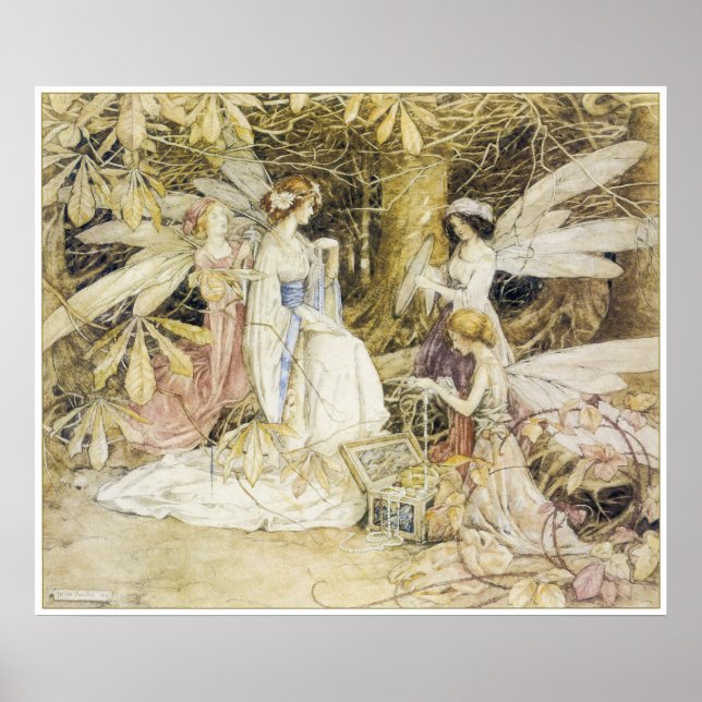 Fairy Jewels Impressão por Helen Jacobs (Frente)