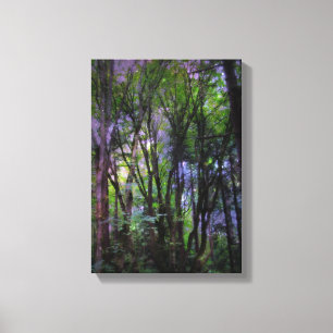 Fairy Lights Surreal Forest Canvas