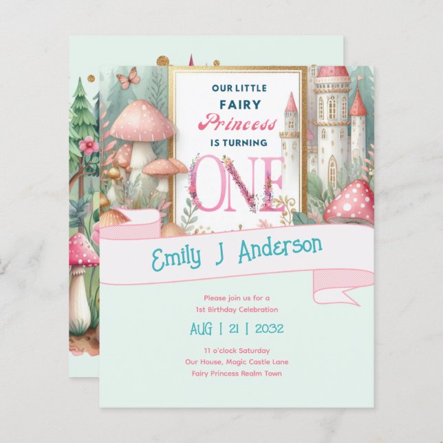 Fairy Princess Fairycore Fairycore Fairytale (Frente/Verso)