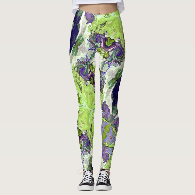 Fairy Tale Hearts Lemon Leggings (Frente)