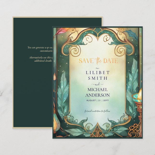 Fairycore Fairytale salve a data entoada para os f (Frente/Verso)