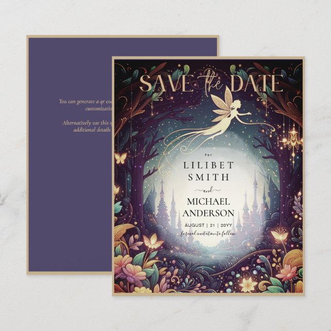 Fairycore Salva a Fada do Conto de Feira de Data (Frente/Verso)