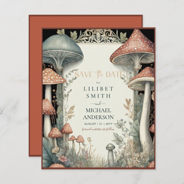 Fairycore Salve a Data Terracotta Woodland (Frente/Verso)