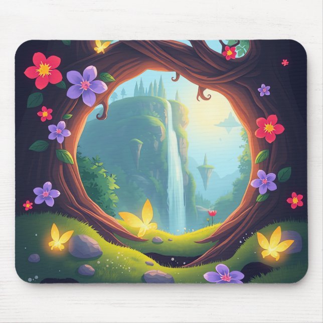 Fairyland Waterfall Mouse Pad (Frente)