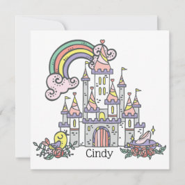 Fairytale Castle Princess Custom Name