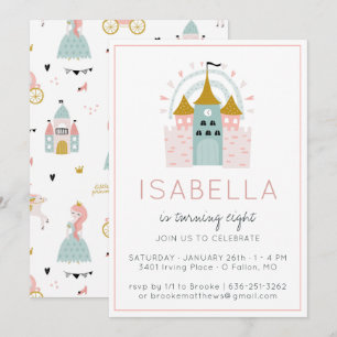 Fairytale Princess Convite de festas