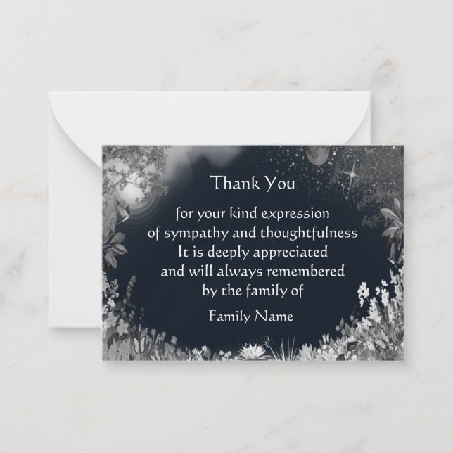 Fairytale World Cartões de agradecimentos (Frente)