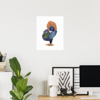 Faisão Monal do Himalaia | Impressão de Arte de Pá