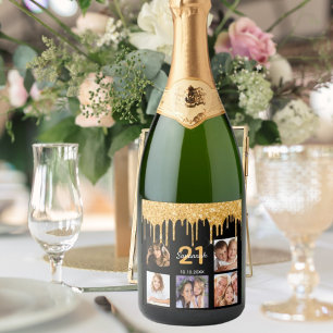 faísca preta aniversário de 21 anos personalizada 