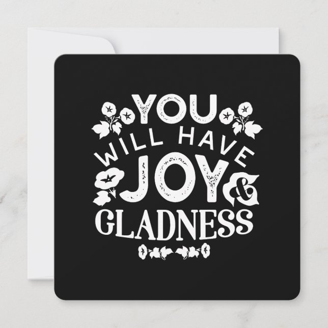 Faith and Happiness – Joy and Gladness Quotes (Frente)