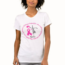 Faith Breast Awarness Women T-Shirt