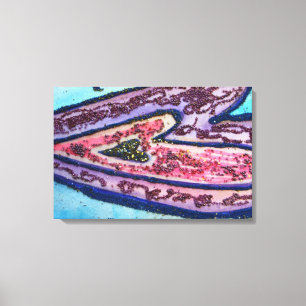 Faith Glitter Hearts Pintura Canvas