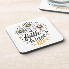 Faith, Hope, Love & Daisies Porta-copos