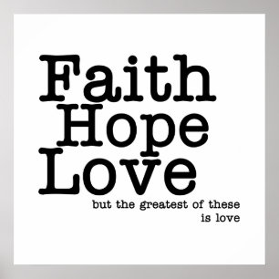 Faith Hope Love Poster