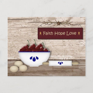 Faith Hope Love Recebe Cartões