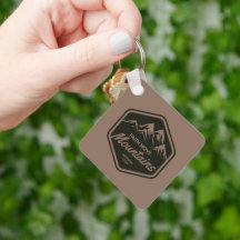 Faith move montanhas chaveiro