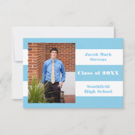 Faixa Azul e Branca - Anúncio de Graduação 3x5