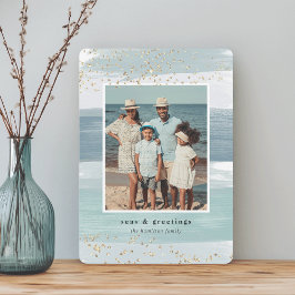 Faixa Costeira | Cartão com fotos de férias