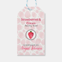 Faixa de Morango e Rótulo do Corpo | Etiqueta do p