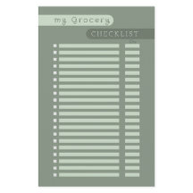 faixa de verificação da mercearia