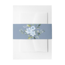 Aquarela Floral Azul