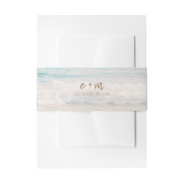 Faixa Decorativa Para Convite Beach Wedding Seaside/Oceanside Wedding