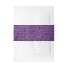 Faixa Decorativa Para Convite Caligrafia de Purple Vintage