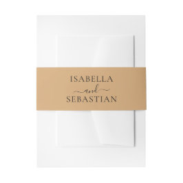 Faixa Decorativa Para Convite Casamento Burly Wood Sand