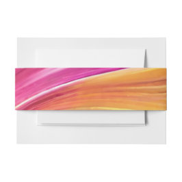Faixa Decorativa Para Convite Casamento-Cor-de-Cor-de-Rosa Amarelo-Cor-de-Laranj