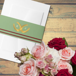 Faixa Decorativa Para Convite Casamento de ferraduras ocidentais