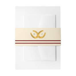 Faixa Decorativa Para Convite Casamento de ferraduras ocidentais