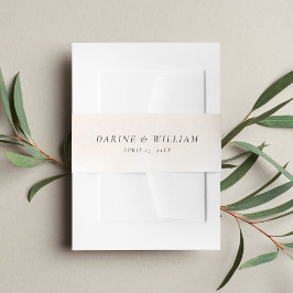 Faixa Decorativa Para Convite Casamento Elegante De Tipografia De Cor De Água Ro