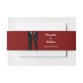 Faixa Decorativa Para Convite Casamento Gay Moderno e Elegante