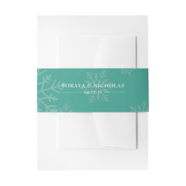 Faixa Decorativa Para Convite Casamento no inverno Personalizado Elegante