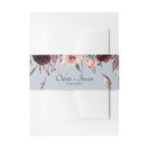 Casamento Romântico de Flores Azuis e Borgonhetas