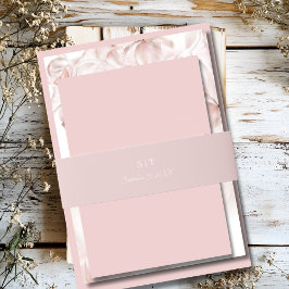 Faixa Decorativa Para Convite Casamento rosa macio