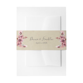 Faixa Decorativa Para Convite Casamento Rosa Rosa Rosa Rosa Rosa Moderno