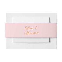 Faixa Decorativa Para Convite Cinto de Barriga de Casamento Estético Laranja Ros