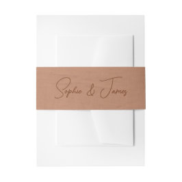 Faixa Decorativa Para Convite Cintos de barriga de casamento terracota Boho